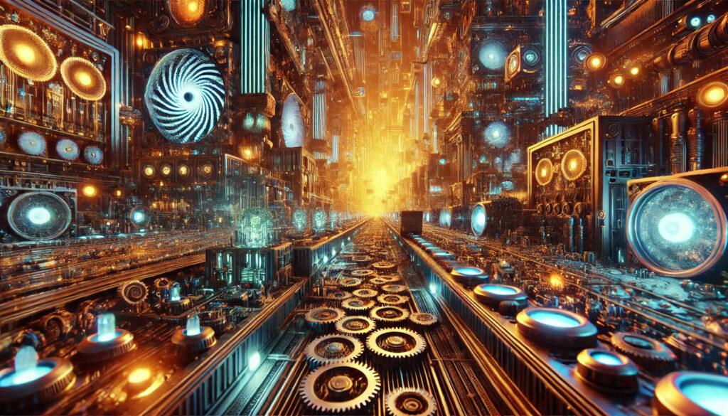 Scene Around Machine Machinescapes: The Intricate World of Hallucinatory Machinery - IVOLABS