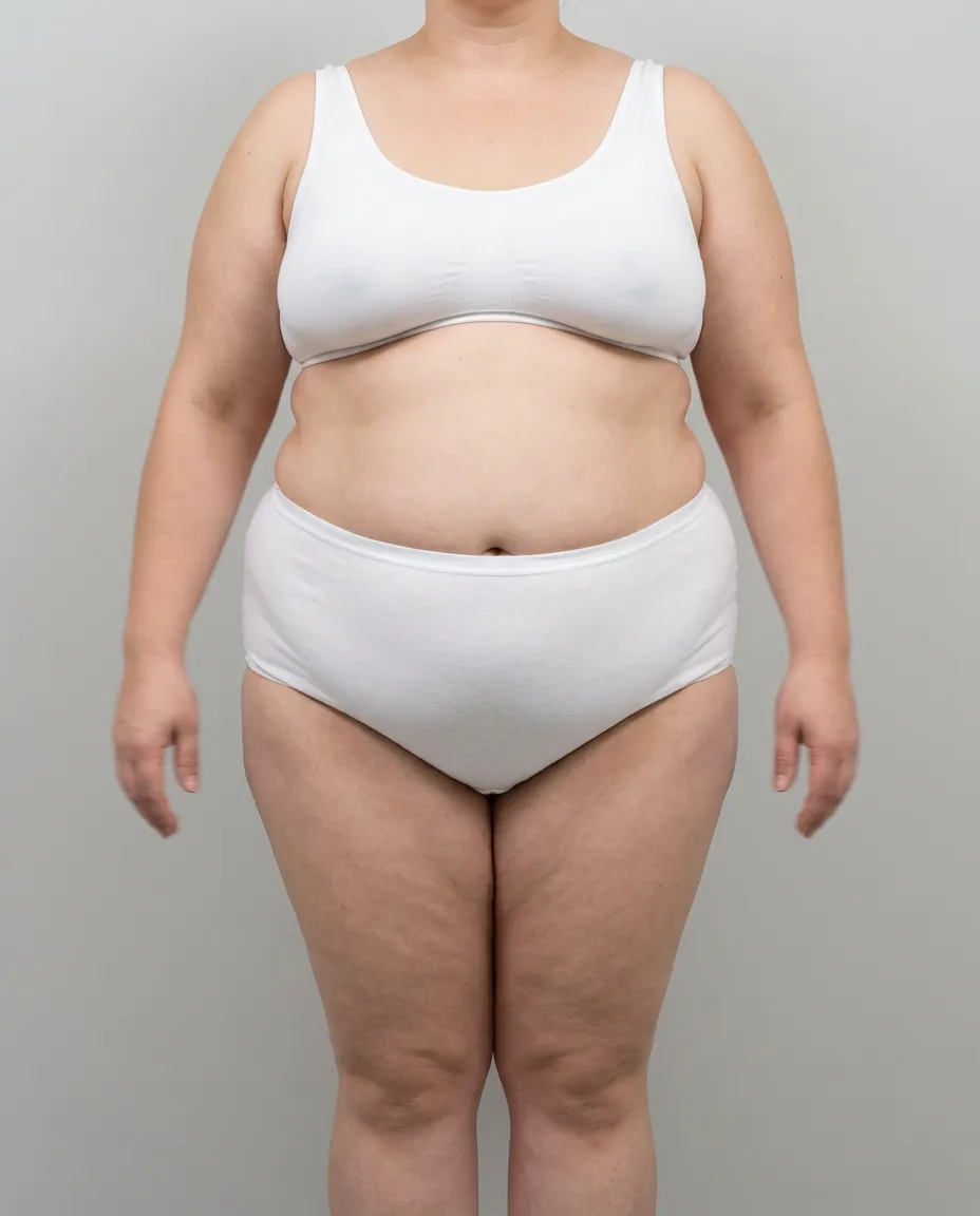 IVOLABS 25 Before - obese female body